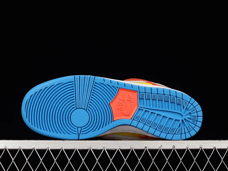 All categories Nk SB Dunk series Nk SB Dunk Low low-top sneakers J version Nk SB Dunk Low Pro "Bart Simpson" yellow orange Simpson SB low-top sports and leisure sneakers BQ6817-602